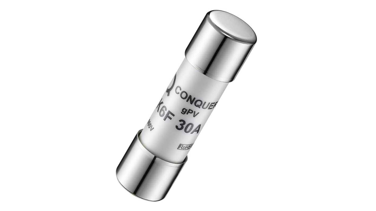 RS PRO 20A Slow-Blow Ceramic Cartridge Fuse, 10 x 38mm