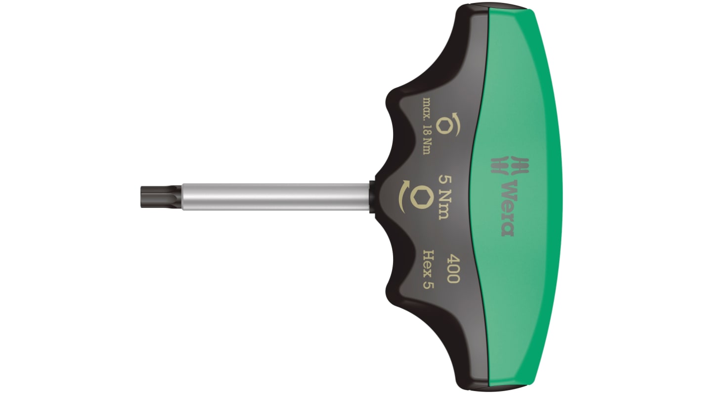 Wera T Shape Metric Hex Key, 5mm