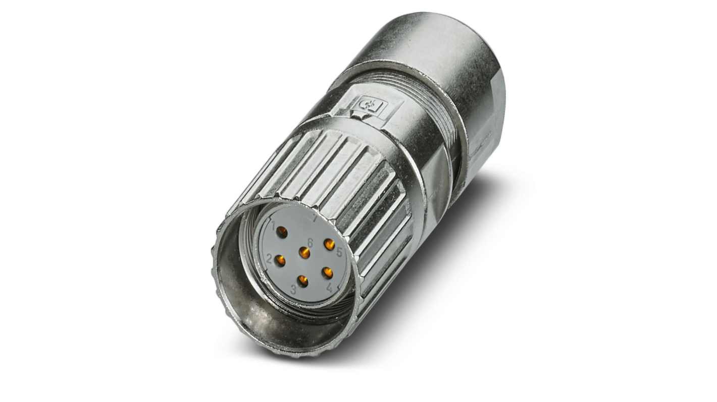 Phoenix Contact Circular Connector, 6 Contacts, Cable Mount, M23 Connector, Socket, Female, M23 PRO Series