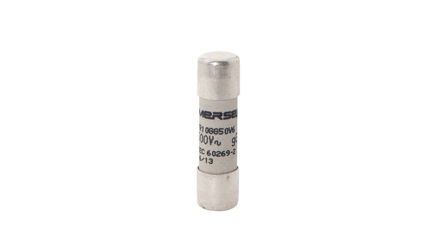 Mersen 6A Ceramic Cartridge Fuse, 10 x 38mm