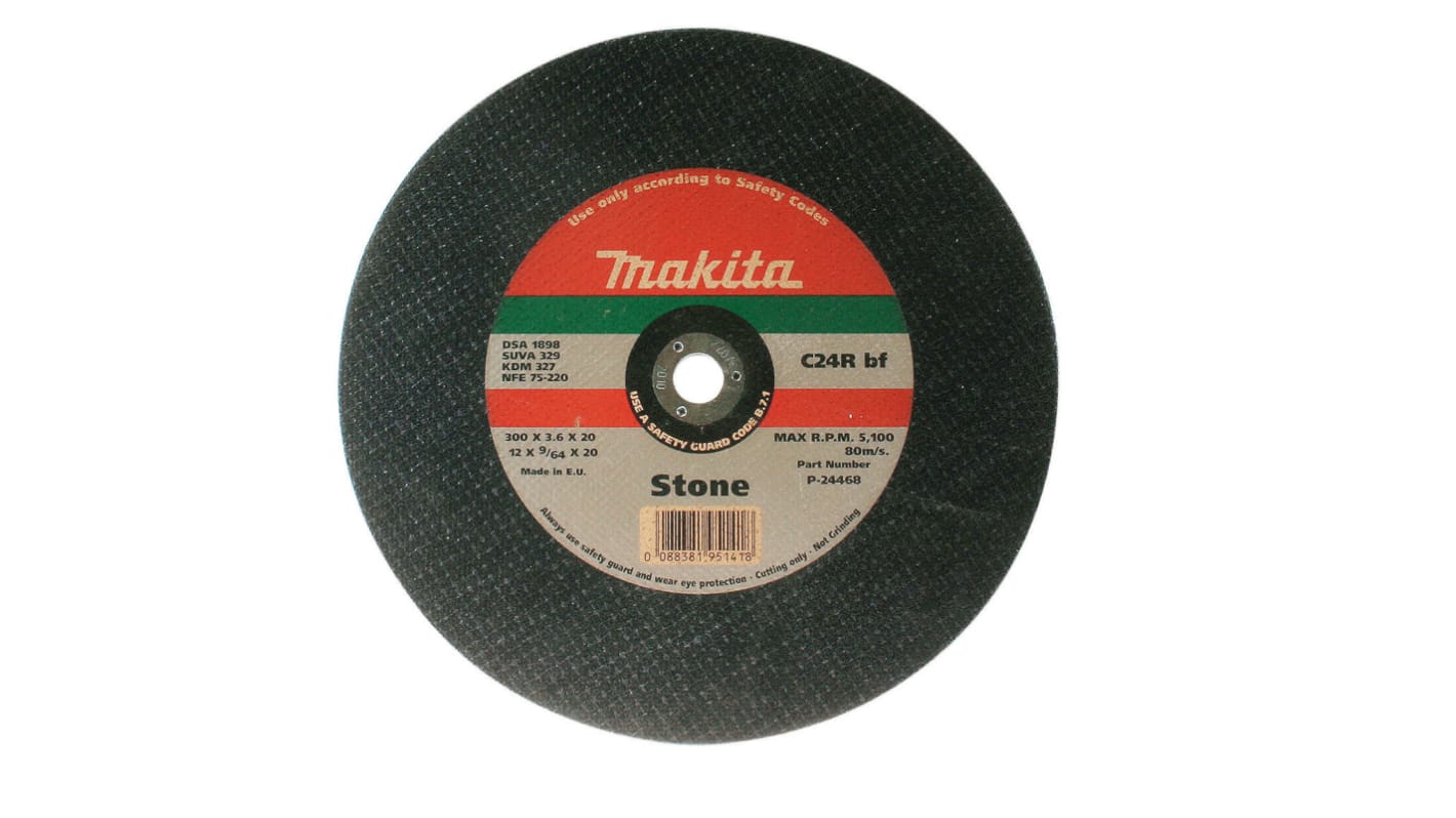 P-24468 | Makita Aluminium Oxide Cutting Disc, 300mm x 3mm