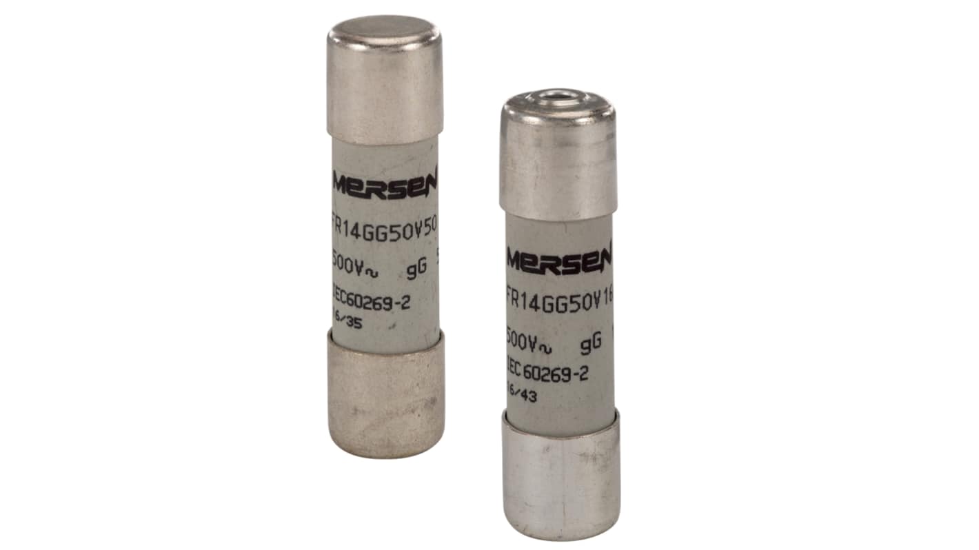 Mersen 20A Ceramic Cartridge Fuse, 14 x 51mm