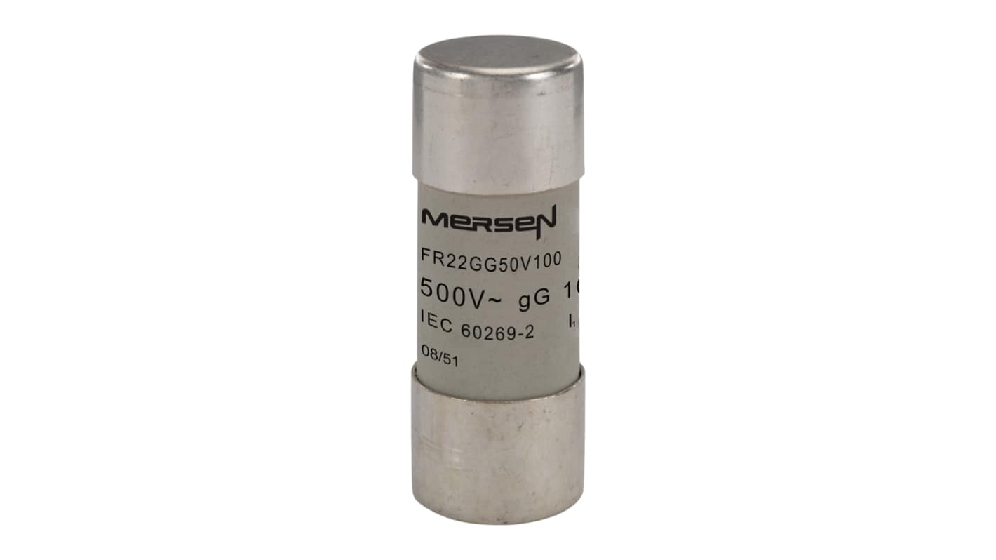 Mersen Feinsicherung / 100A 22 x 58mm 500V ac Keramik gG