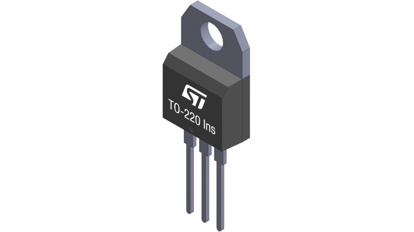 TRIAC STMicroelectronics, TO-220AB, 3 Pin, 25A, , Montaggio su foro