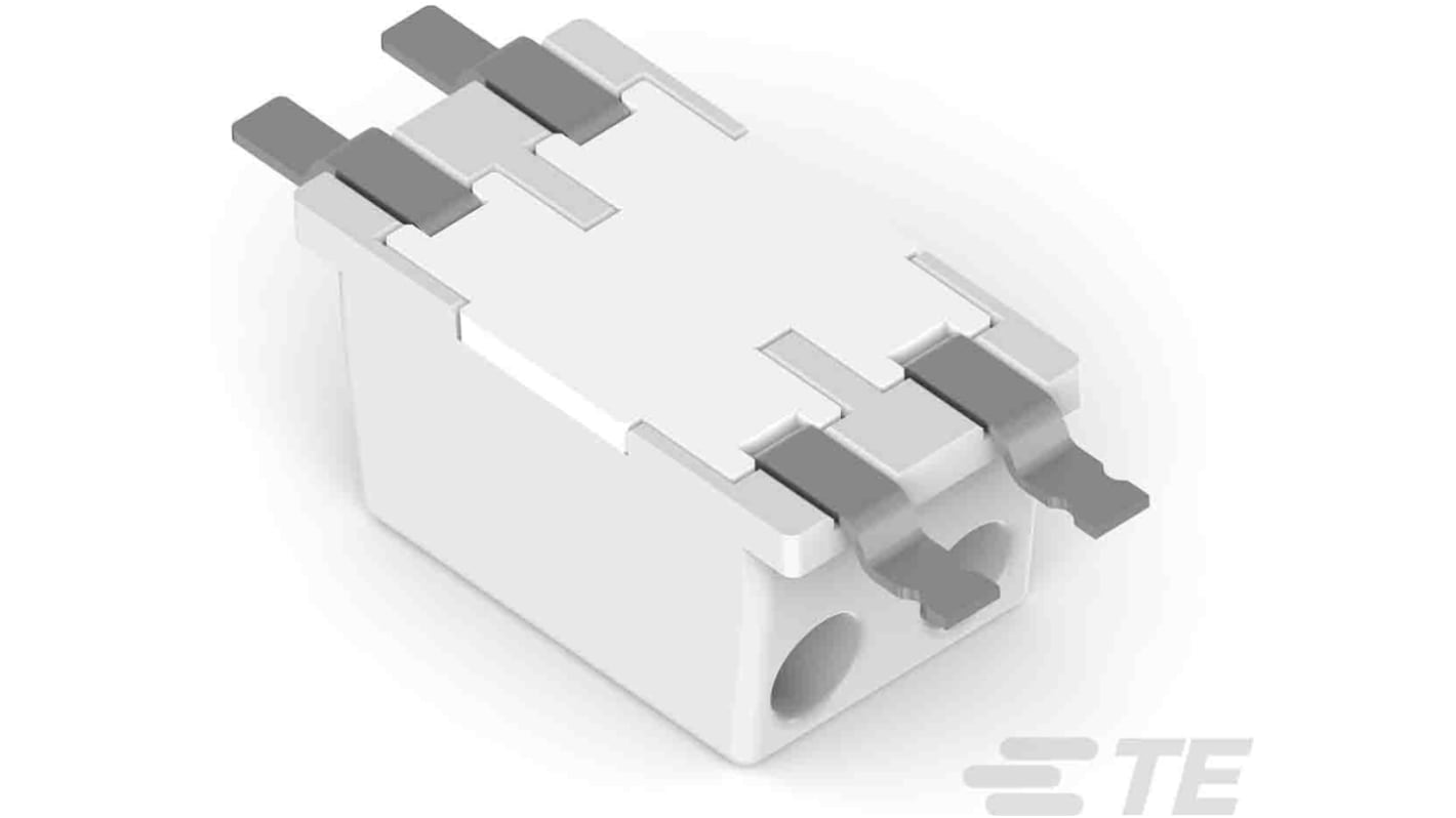 TE Connectivity Poke-In Series Connector, 2-Pole, Female, 1-Way, Surface Mount, 6A