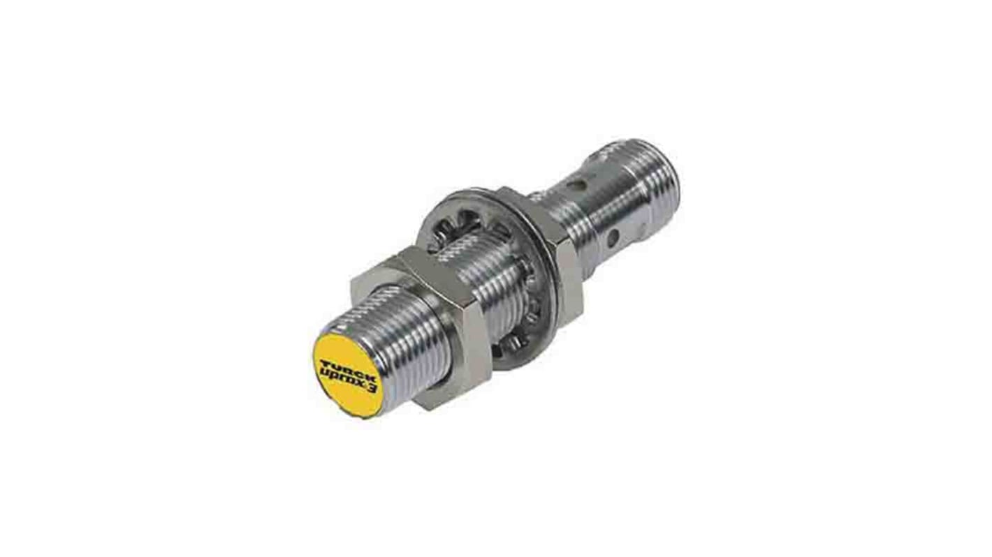 Turck Inductive Barrel-Style Proximity Sensor, M12 x 1, PNP & NPN Output, 10 → 30 V dc, IP68