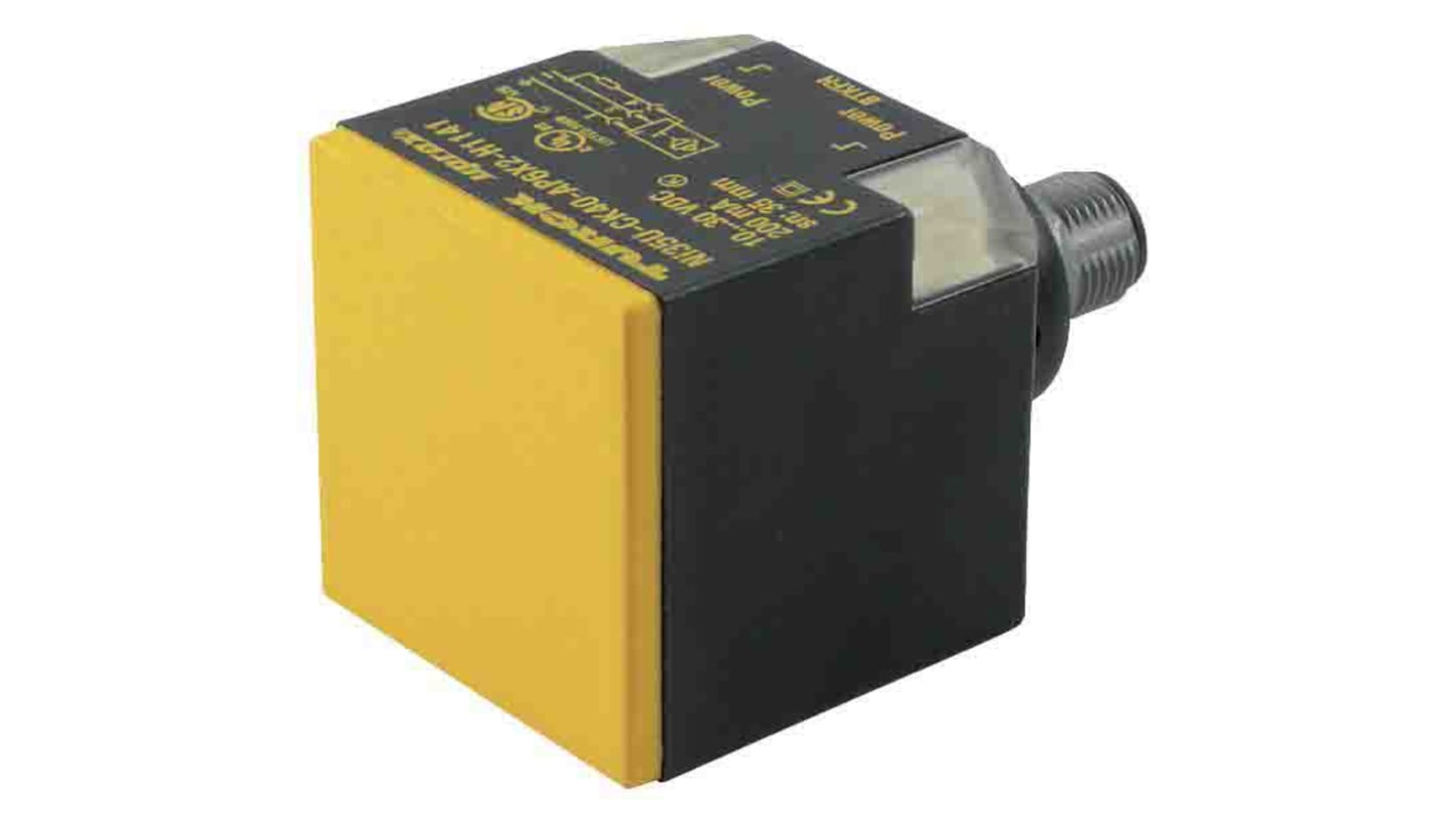 Turck Inductive Block-Style Proximity Sensor, 50 mm Detection, PNP & NPN Output, 10 → 30 V dc, IP68