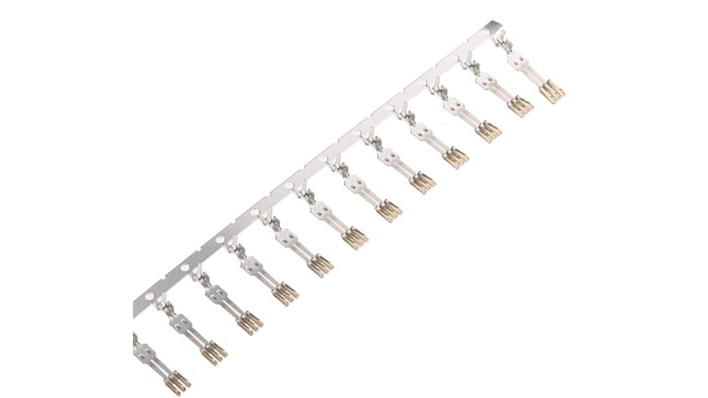 Molex Serial ATA Series Female Crimp Terminal, Compression, Crimp Termination, 22AWG Min, 18AWG Max