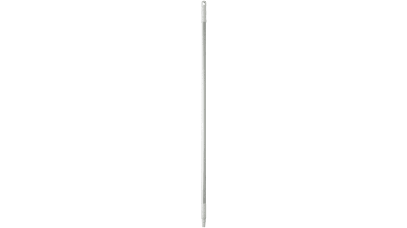 Vikan White Anodised Aluminium, Polypropylene Mop Handle, 1.26m