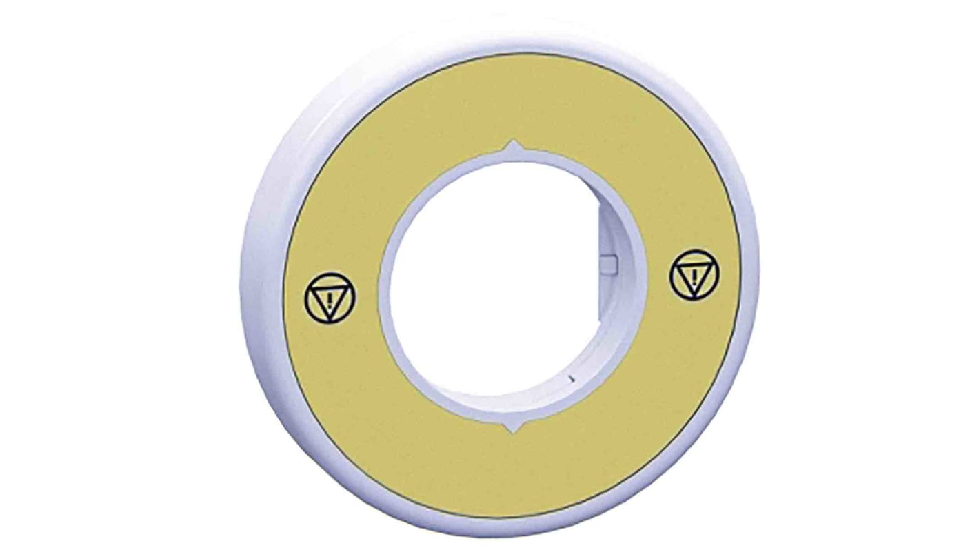Anillo de lente Schneider Electric para usar con Botón pulsador de parada de emergencia con cabezal tipo seta