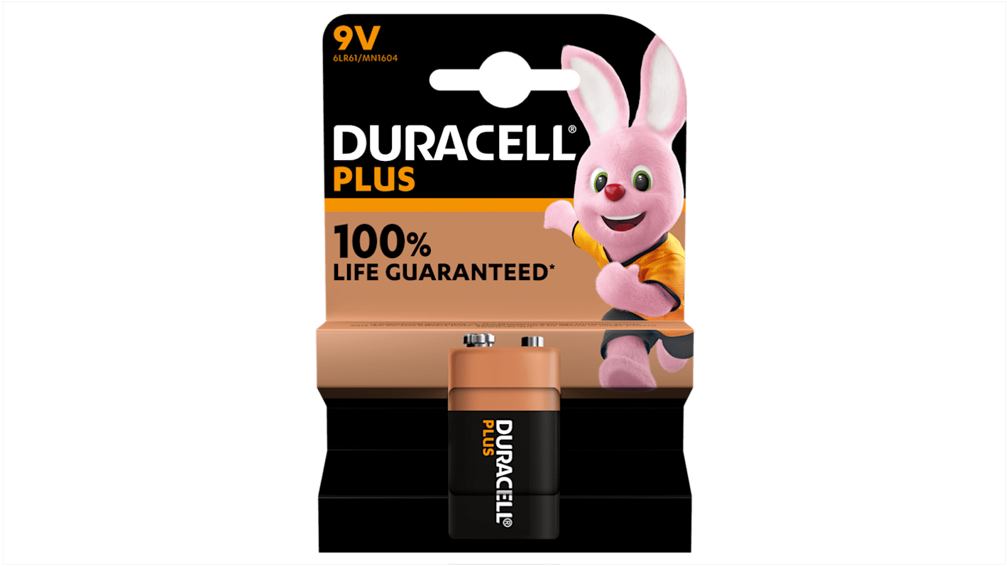 Duracell Plus Power PP3 9V Batterie