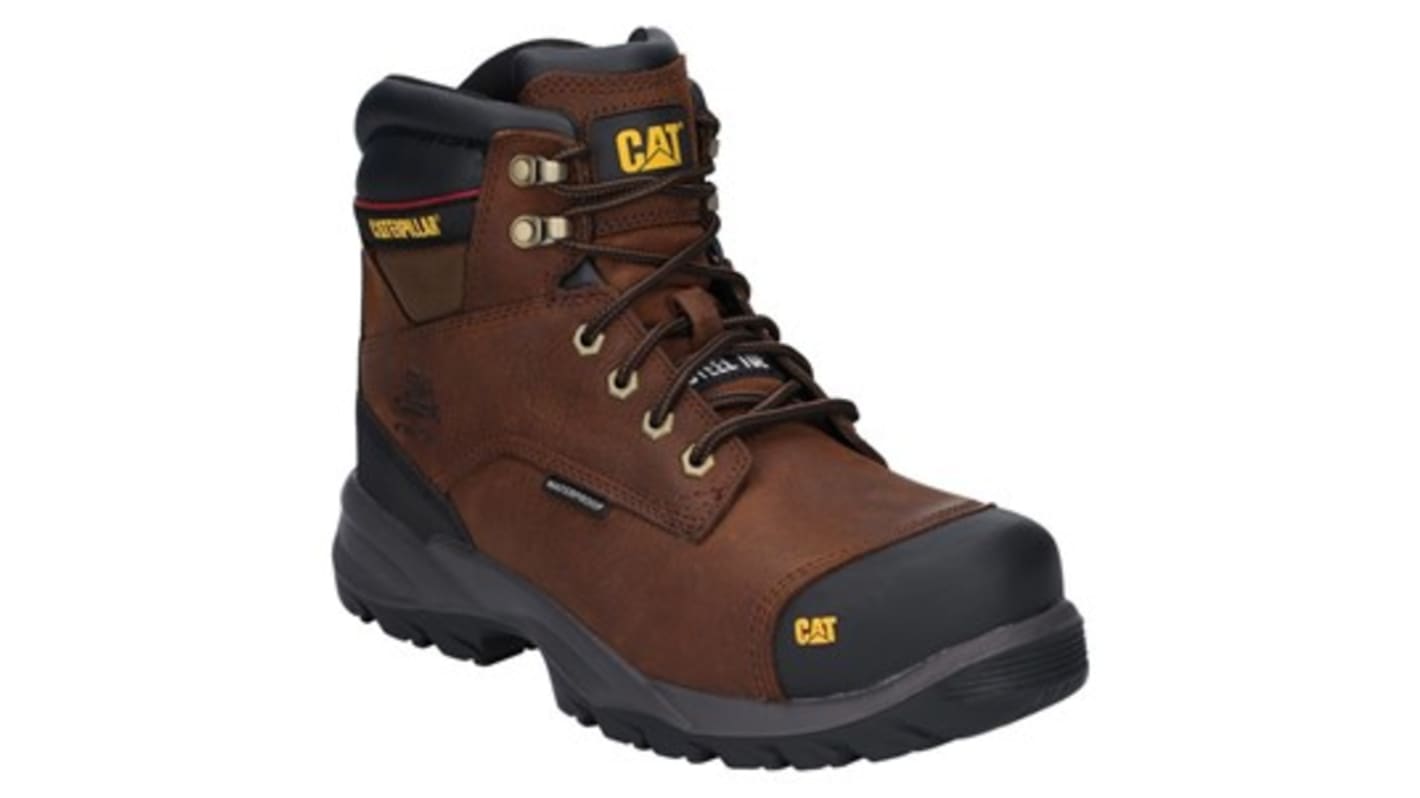 CAT Spiro Brown Safety Shoes, UK 11, EU 45