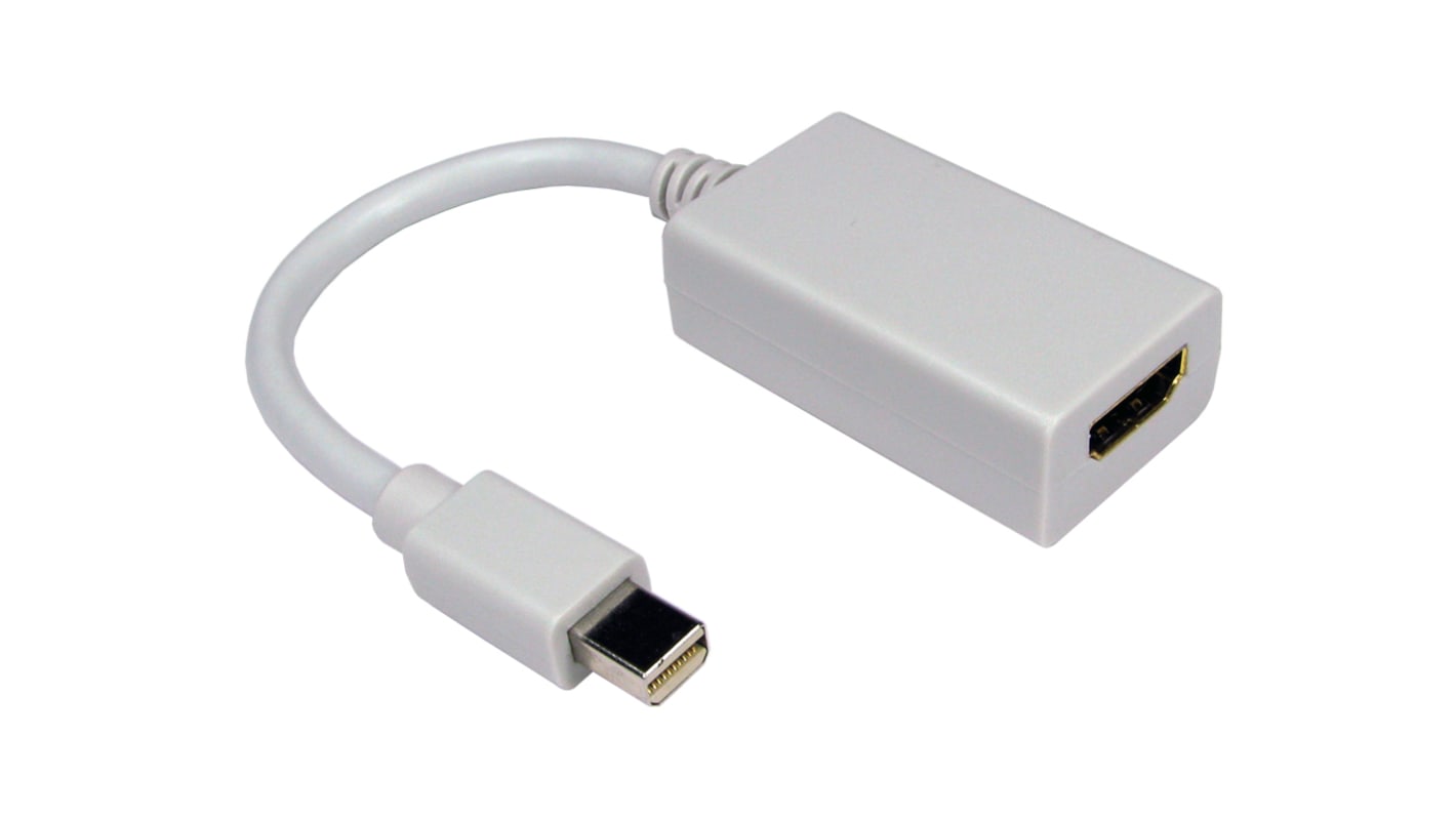 NewLink Konverter Display-Anschluss, Stecker HDMI-Buchse Weiß