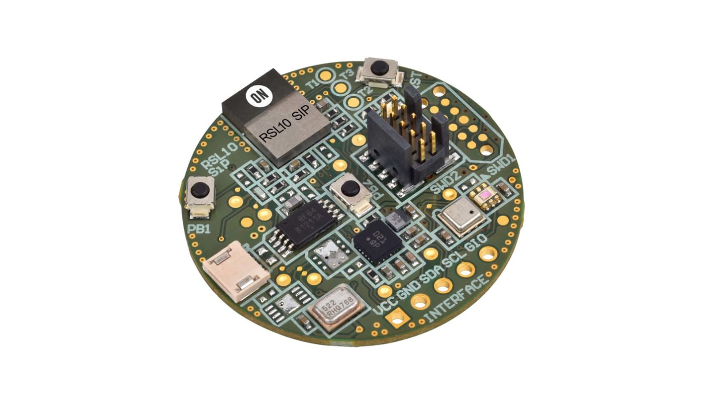 onsemi Sensor Development Kit for N24RF64DTPT3G, NCH-RSL10-101S51-ACG, NCH-RSL10-101WC51-ABG, NOA1305CUTAG