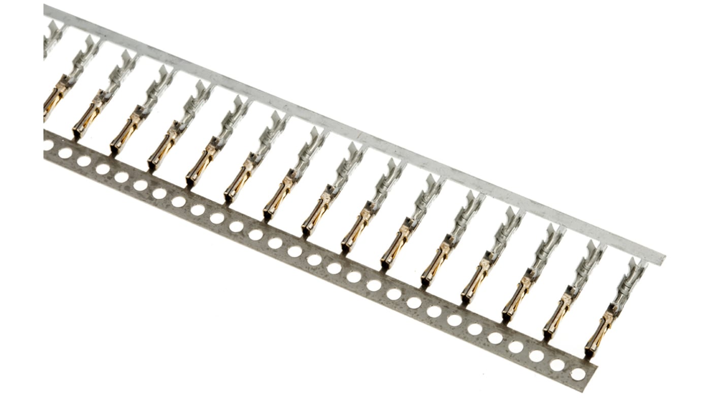 Molex CyClone, SL Series Female Crimp Terminal, Compression, Crimp Termination, 24AWG Min, 22AWG Max
