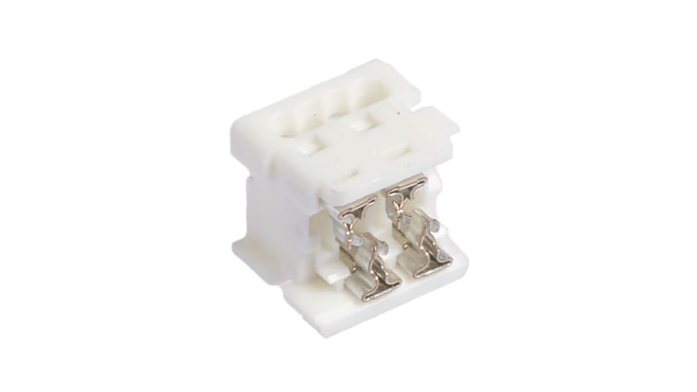 Connecteur IDC Molex Femelle, 4 contacts, 2 rangées, pas 1.27mm, Montage sur câble, série Picoflex