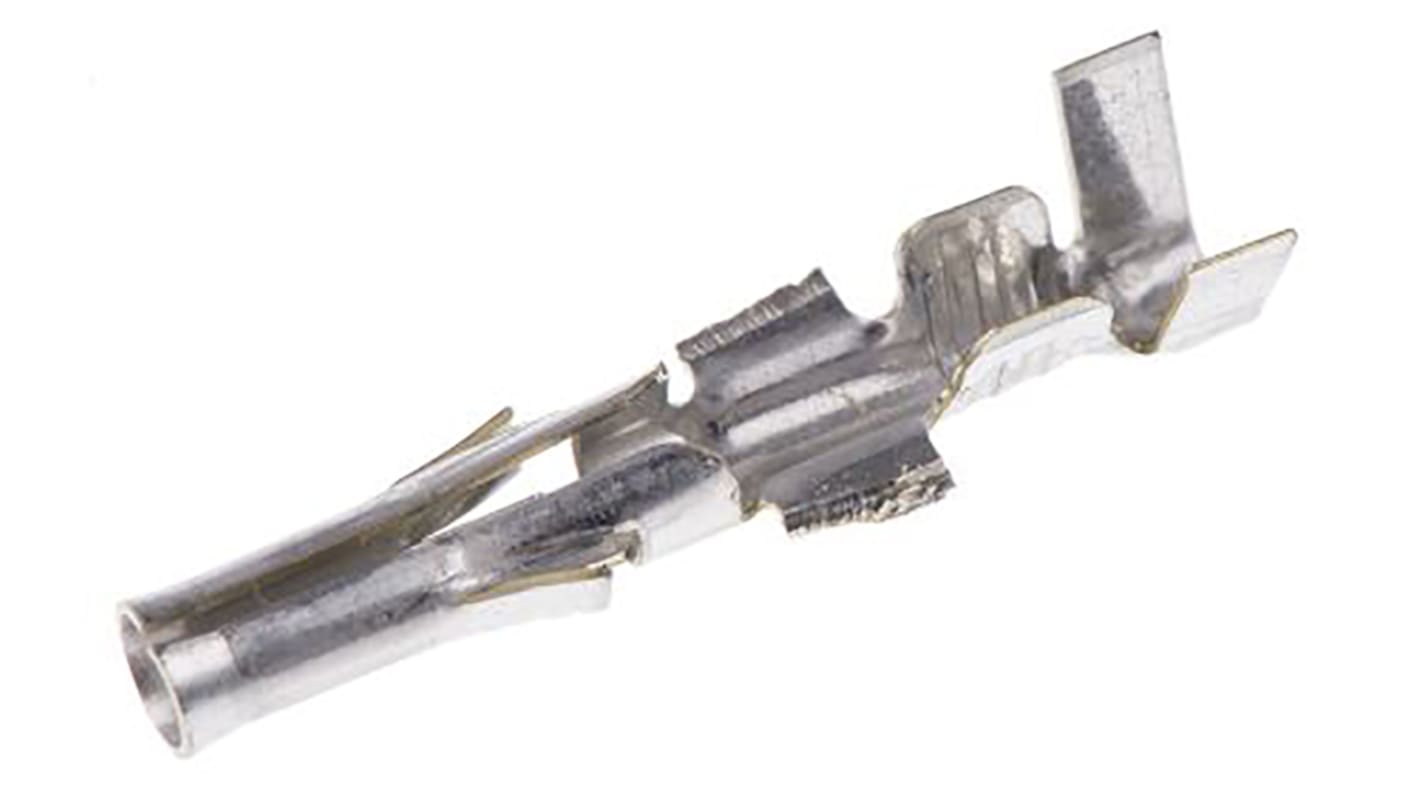 Molex Standard .093" Series Male Crimp Terminal, Compression, Crimp Termination, 22AWG Min, 18AWG Max