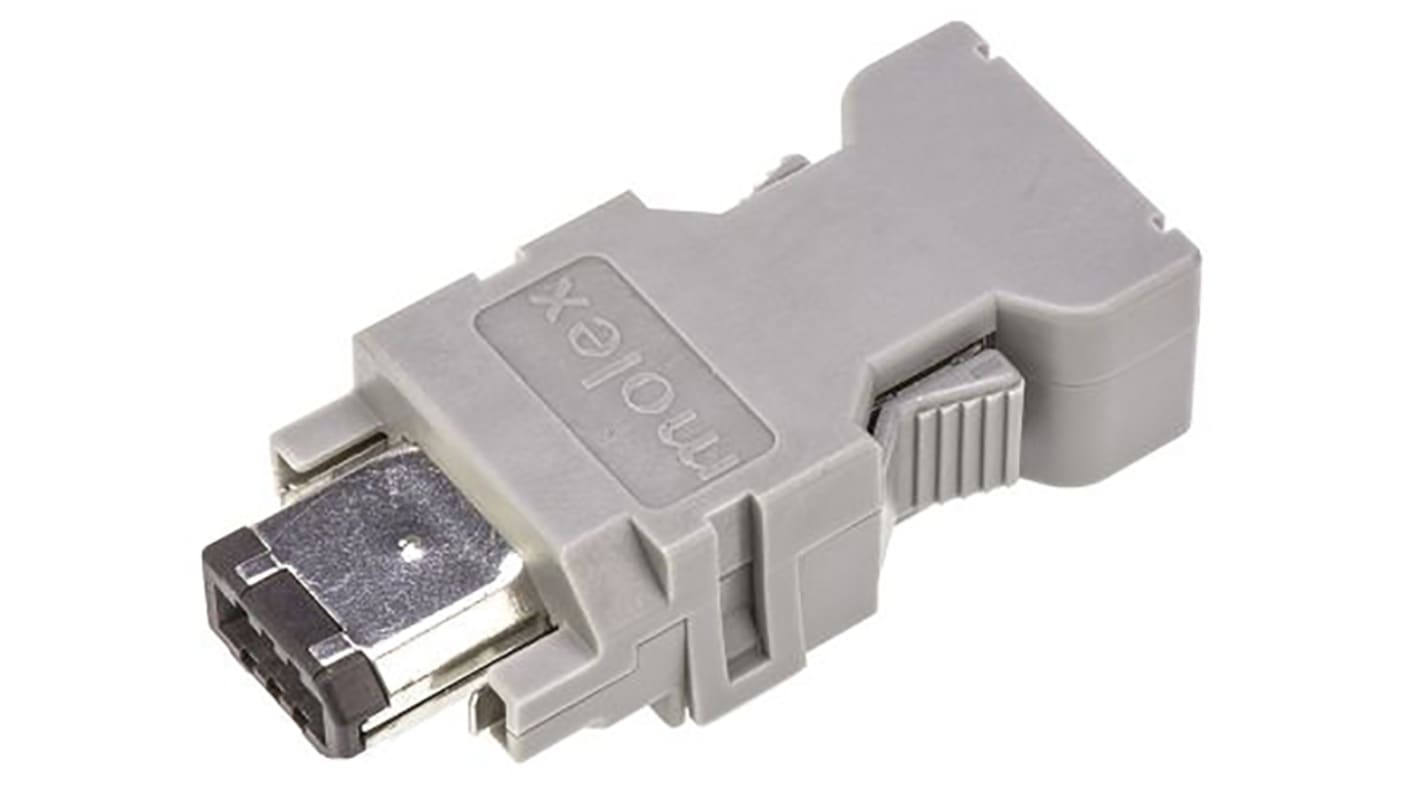 Molex Male Telephone Connector, 6 Way