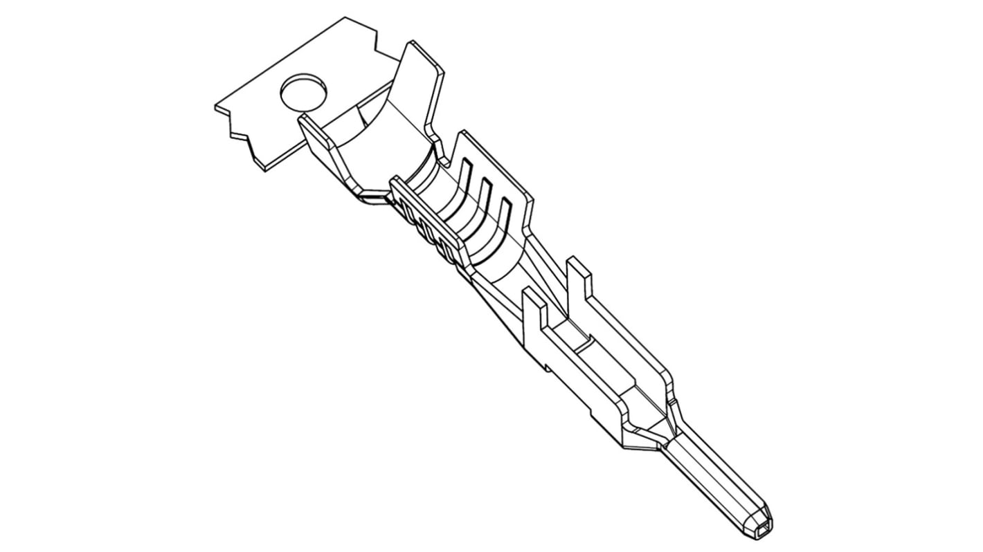 Molex Mega-Fit Series Male Crimp Terminal, 12AWG Max