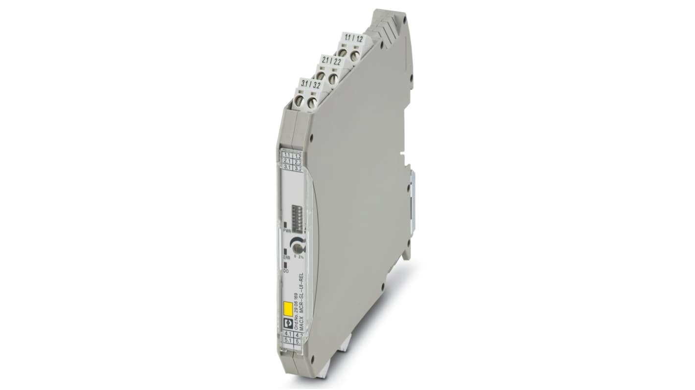 Phoenix Contact MACX MCR Series Signal Conditioner, Current, Voltage Input, Relay Output, 24V dc Supply, ATEX