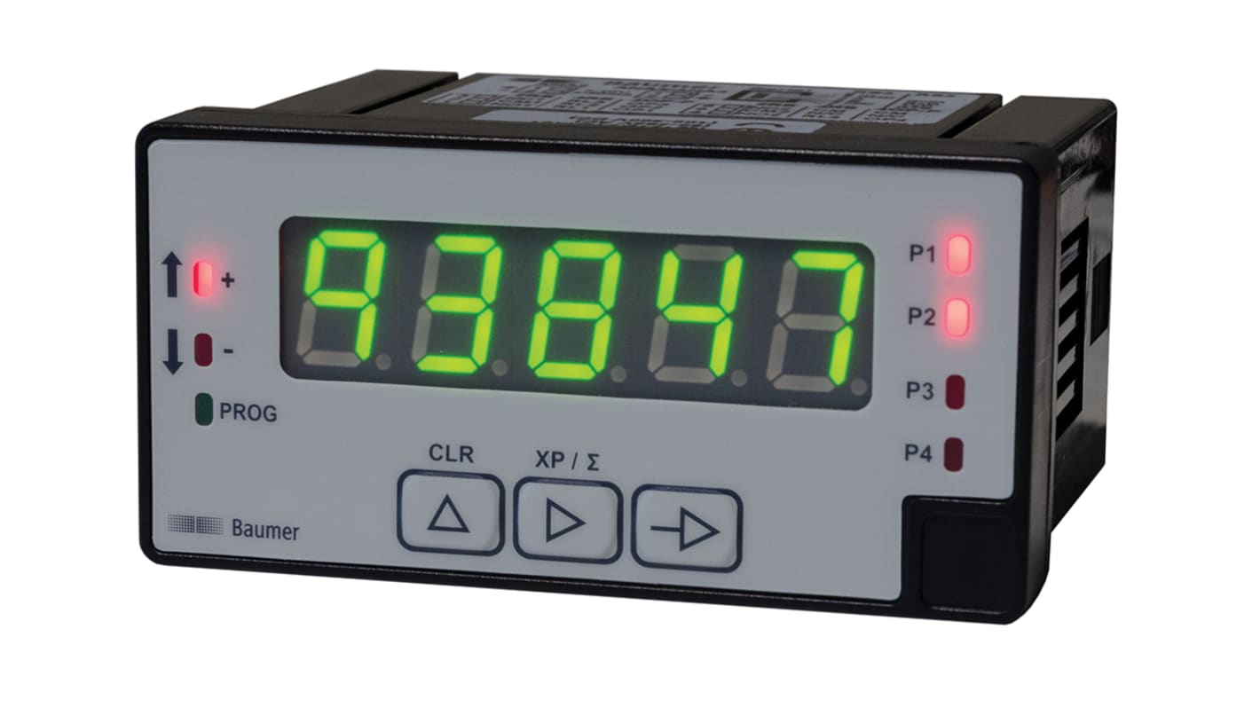 Baumer NE1218 Counter Counter, 5 Digit, 15kHz, 10.5 → 70 V dc, 21 → 53 V ac