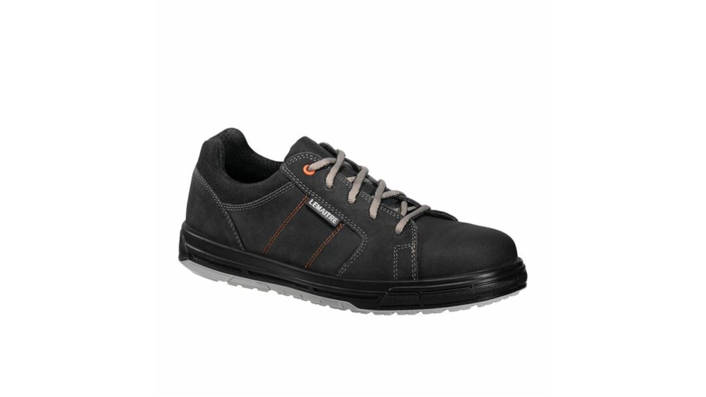 LEMAITRE SECURITE SOUL Men's Black, Grey Aluminium Toe Capped Safety Trainers, EU 41