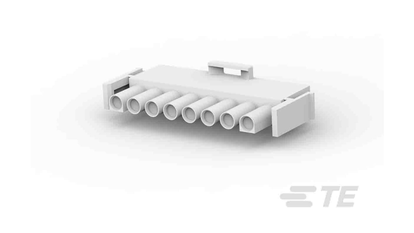 TE Connectivity, Universal MATE-N-LOK Male PCB Connector Housing, 6.35mm Pitch, 8 Way, 1 Row