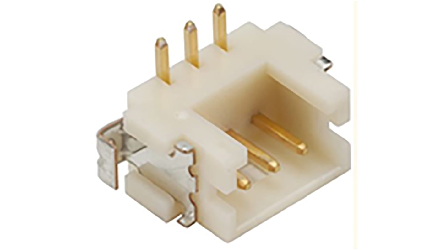 Hirose DF13 Series Straight Surface PCB Header, 4 Contact(s), 1.25 mm Pitch, 1 Row(s), Shrouded