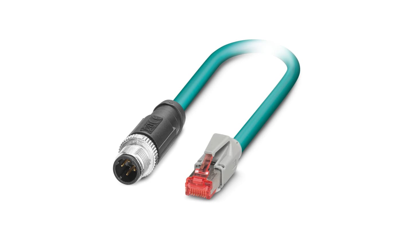 Kabel Ethernet Cat5 długość 3m Z zakończeniem Phoenix Contact PUR l. żył: 7 (linia sygnałowa) średnica 6.4mm