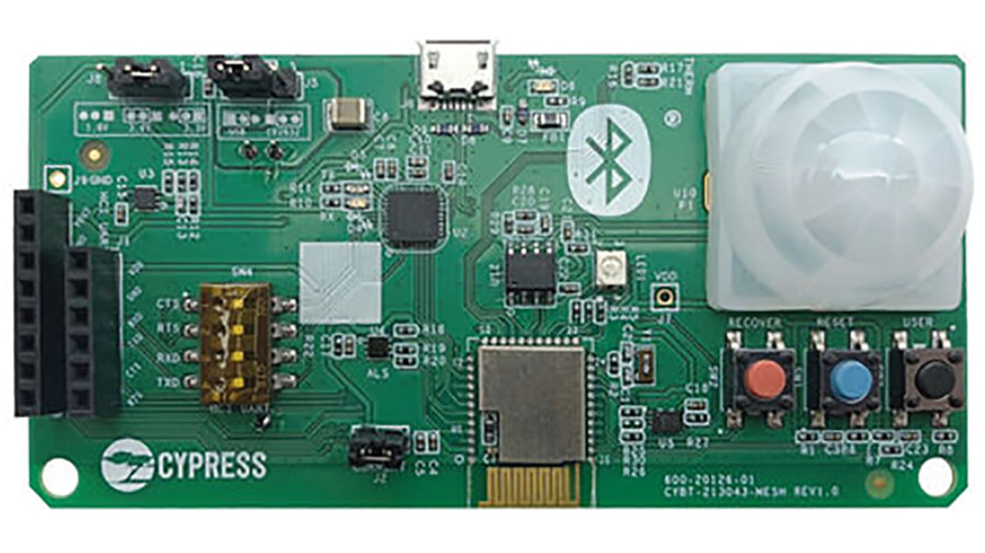 Cypress Semiconductor 評価ボード CYBT-213043-02 EZ-BTF™ Module Arduino Evaluation Board