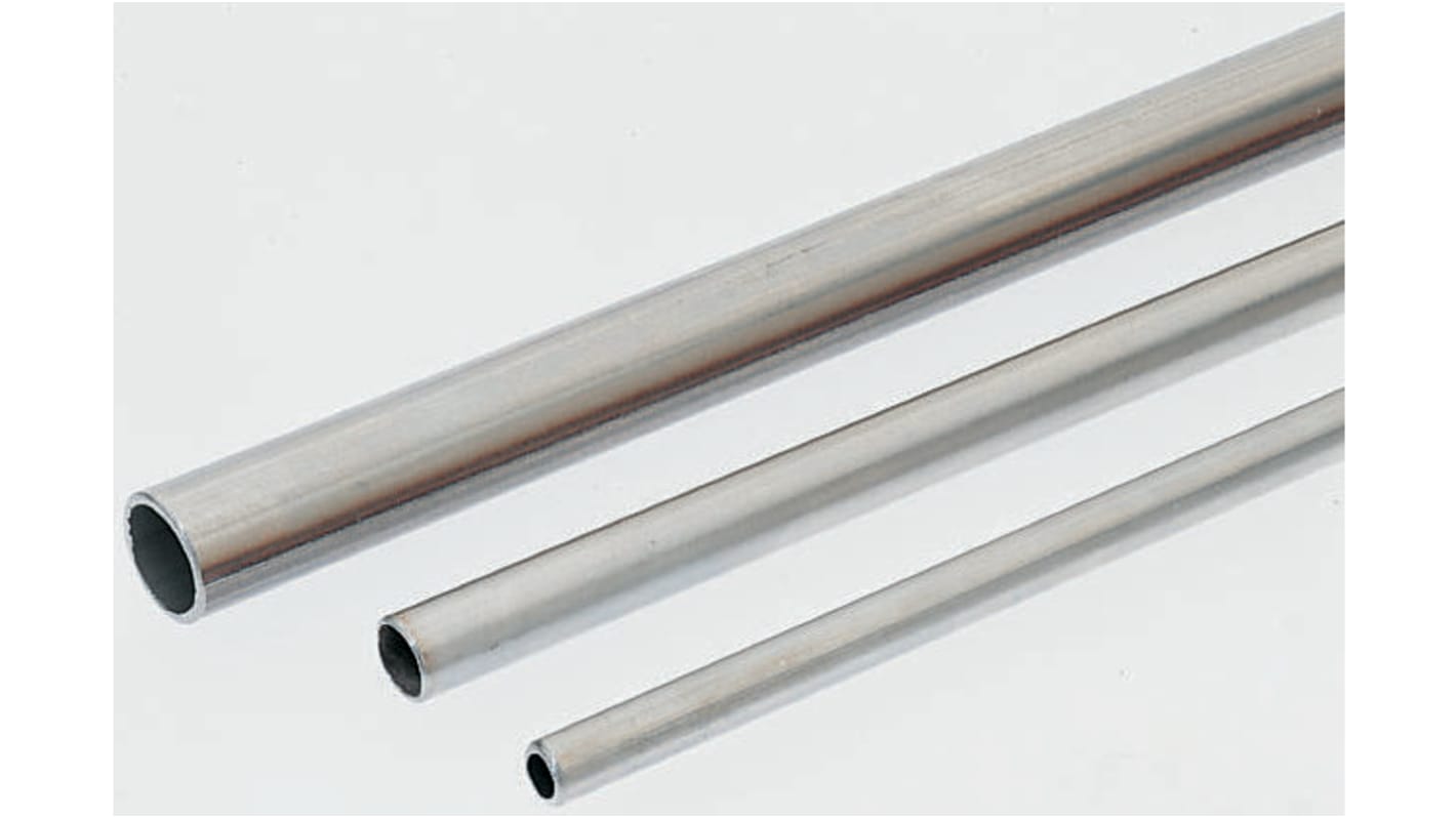 Tubo in acciaio inossidabile in Acciaio inox RS PRO, lungo 2m, diametro esterno 6mm, spessore parete 0.6mm