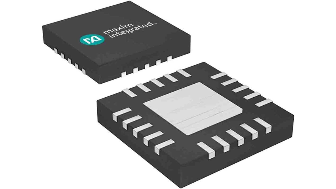 MAX9860ETG+T, Audio Codec IC, 1 (DAC), 2 (ADC)-Channel, 24-Pin TQFN