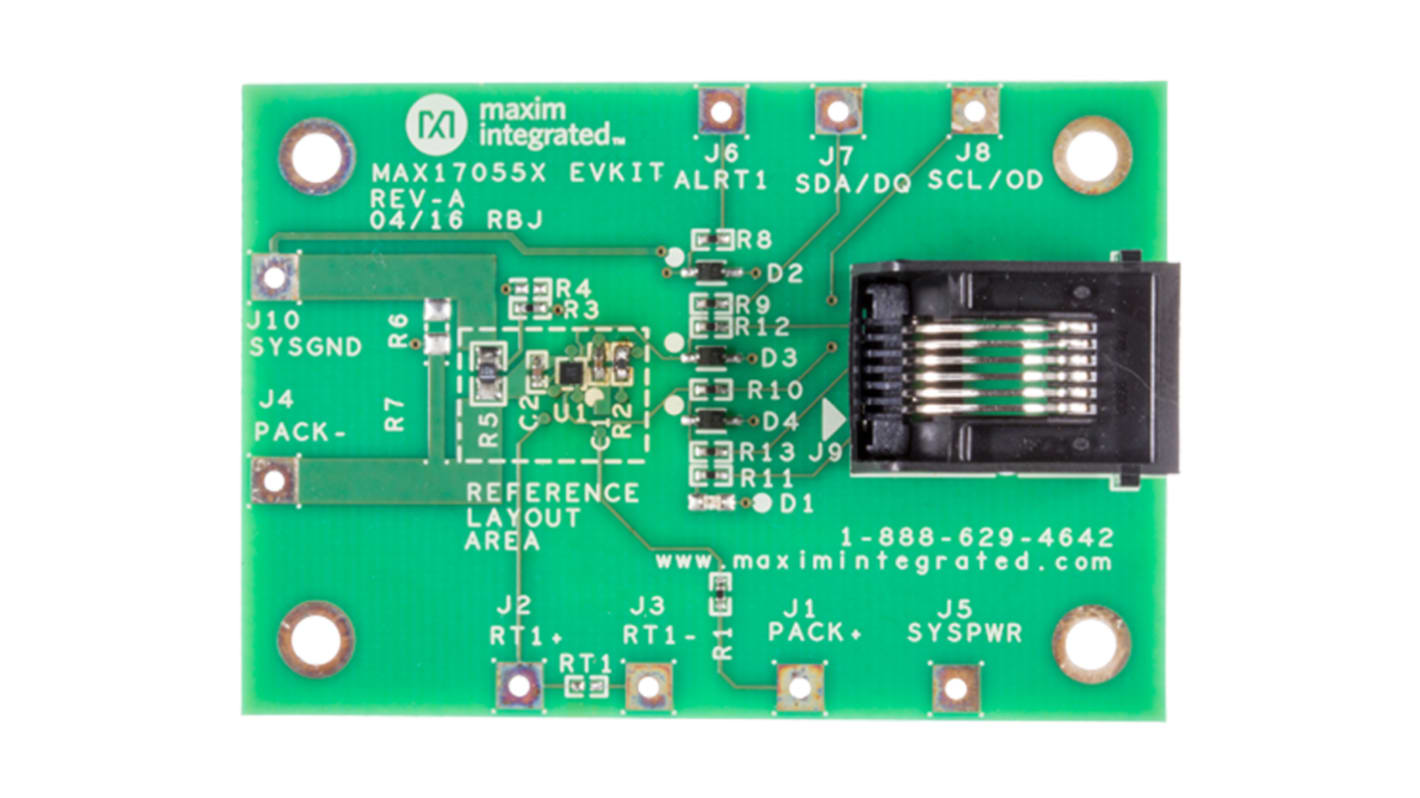Maxim Integrated MAX17055 Evaluation Kit Battery Charger for MAX17055X