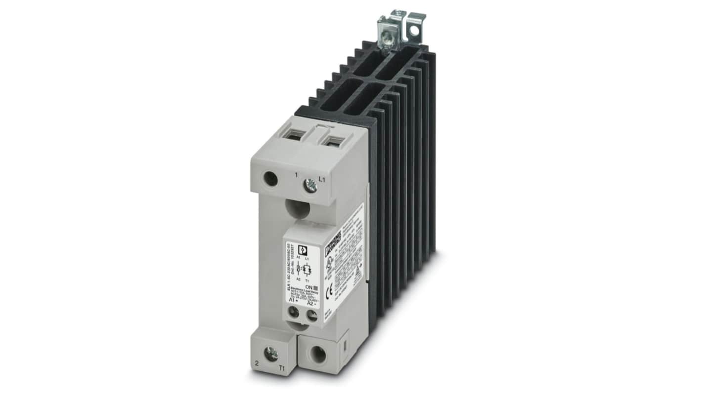 Phoenix Contact Solid State Relay, 50 A Load, DIN Rail Mount