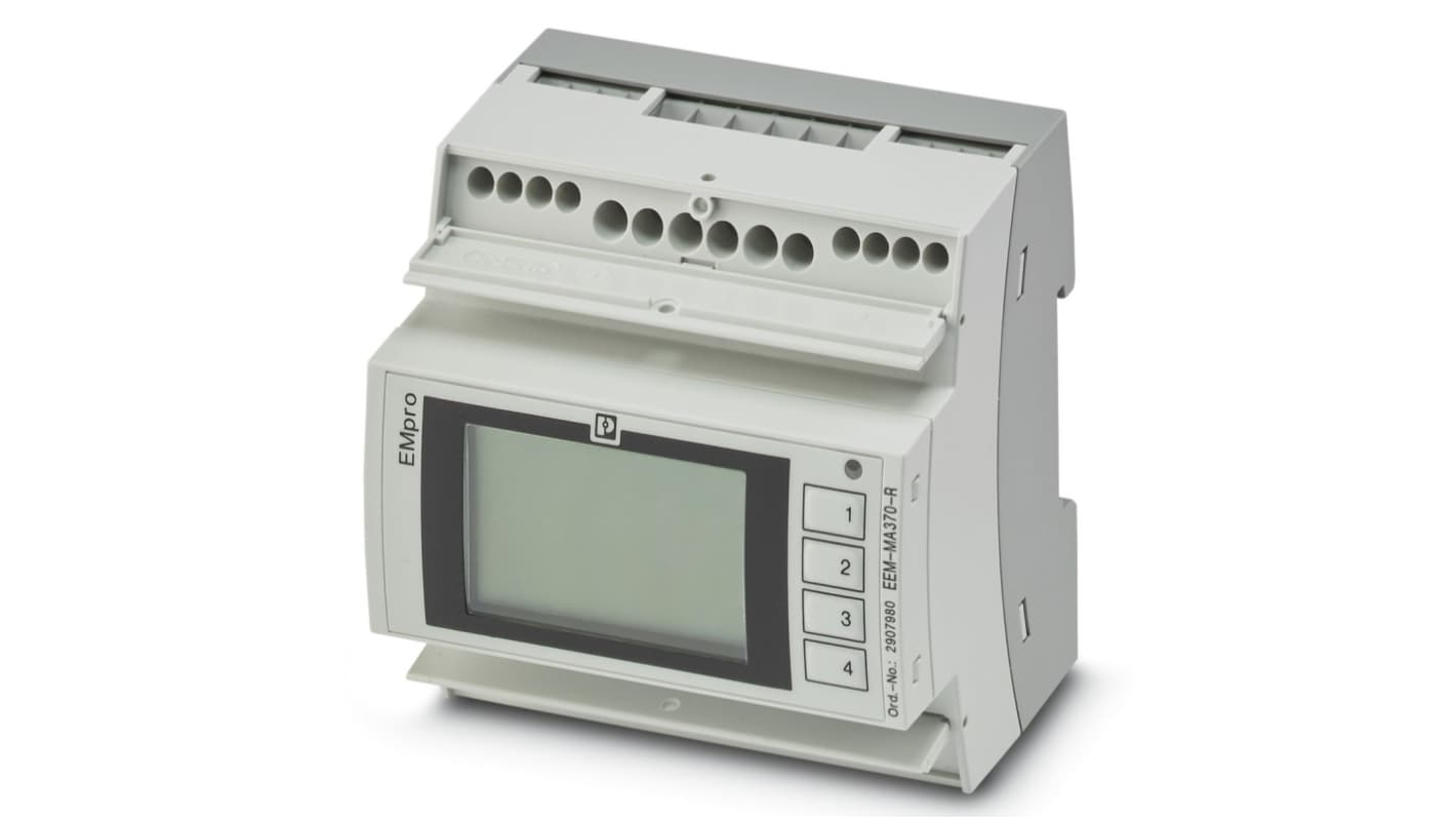 Contatore di energia Phoenix Contact, EMpro, 2-3 fasi, display LCD