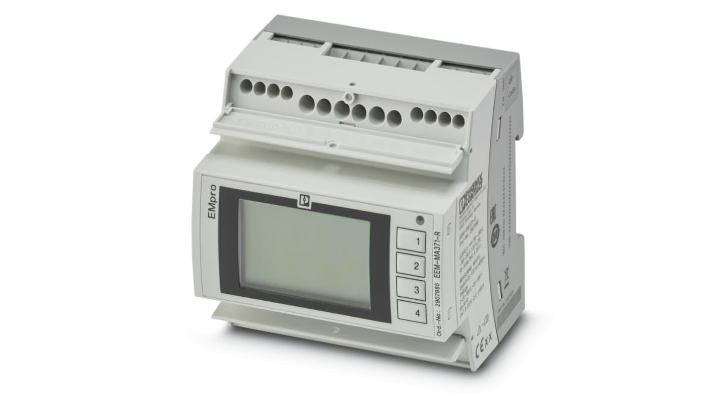 Phoenix Contact 2, 3相数字电能表, LCD显示, EMpro系列