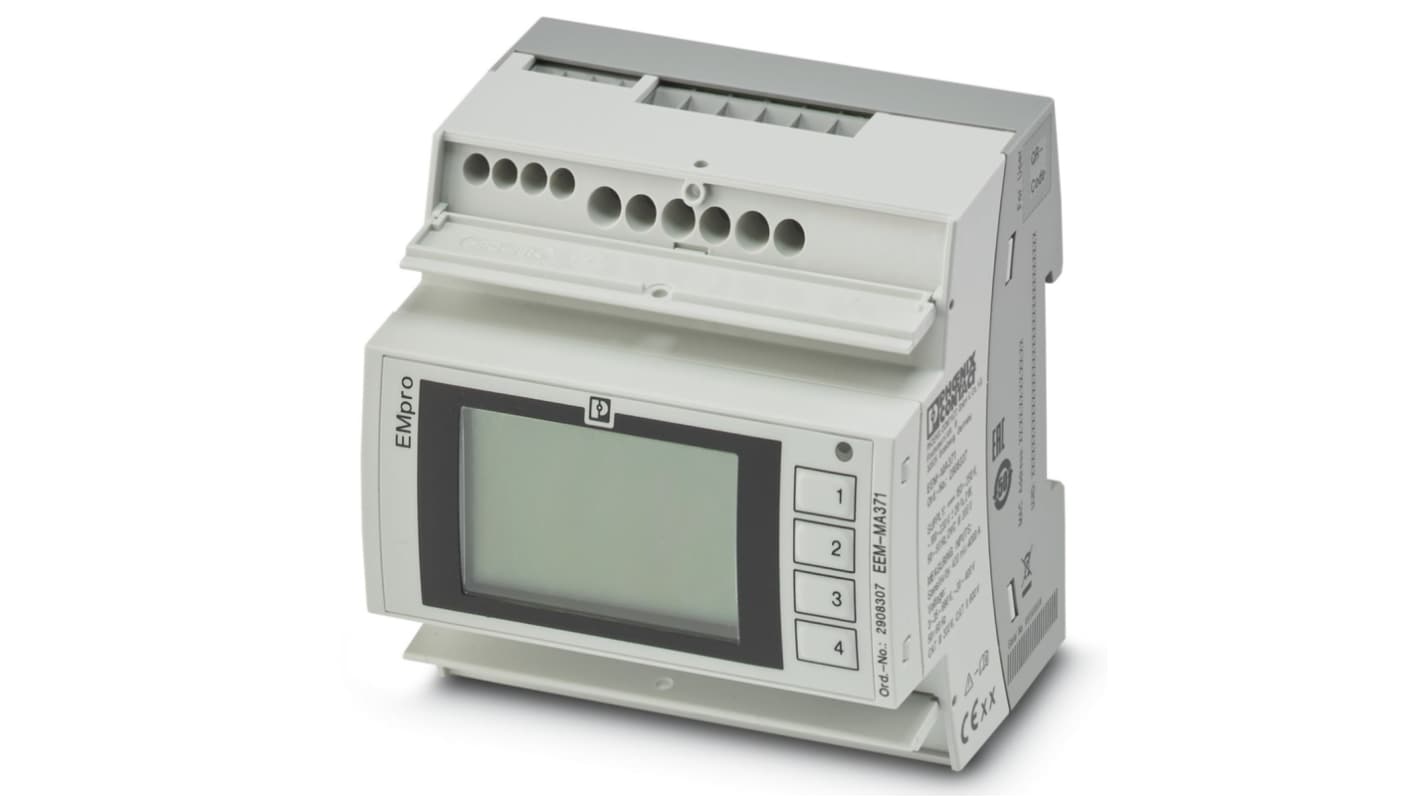 Phoenix Contact 2, 3相数字电能表, LCD显示, EMpro系列