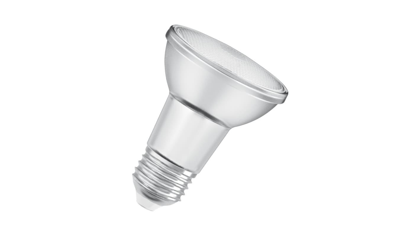 Lampada LED a riflettore Osram con base E27, 220 240 V, 5 W, 345 lm, col. Bianco caldo, intensità regolabile