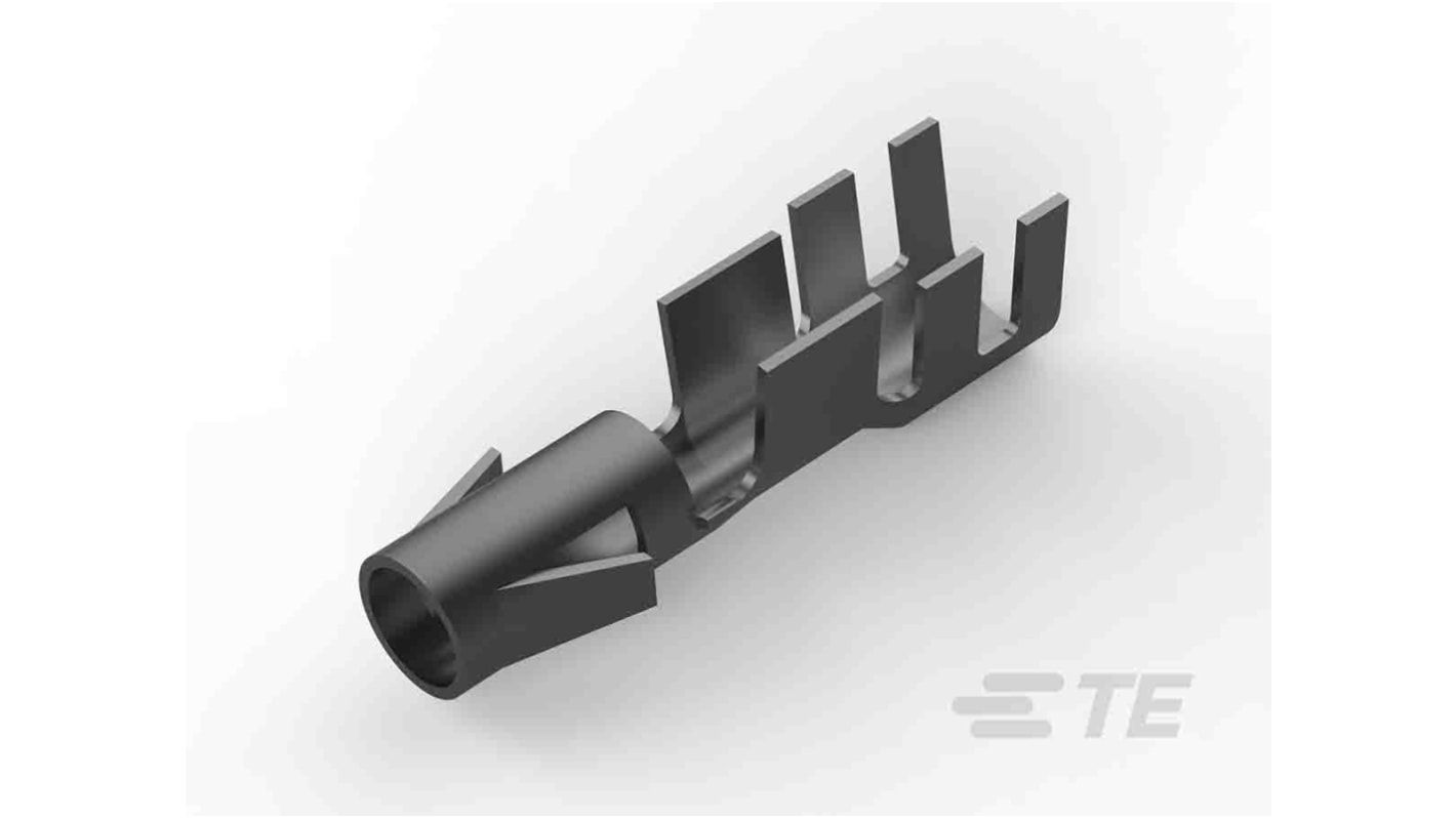 TE Connectivity 0.140 Mate-N-LOK Series Female Crimp Terminal, 14AWG Min, 10AWG Max