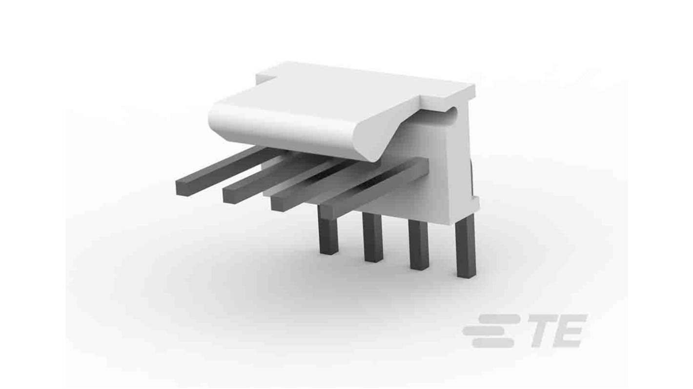 Złącze szpilkowe 4-pinowe raster: 2.54mm -rzędowe TE Connectivity Przewlekany 5.0A