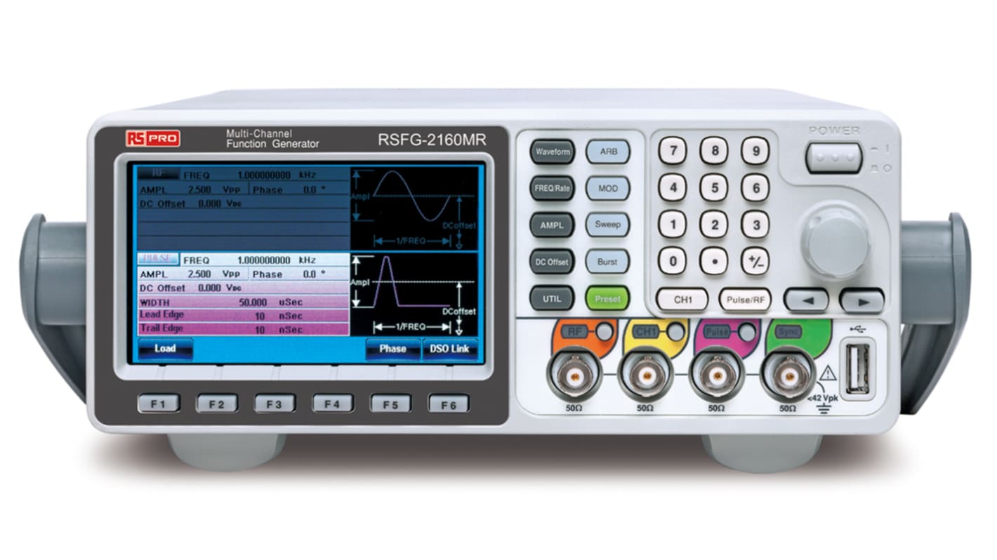 RS PRO Funktionsgenerator → 25MHz, FM-moduliert