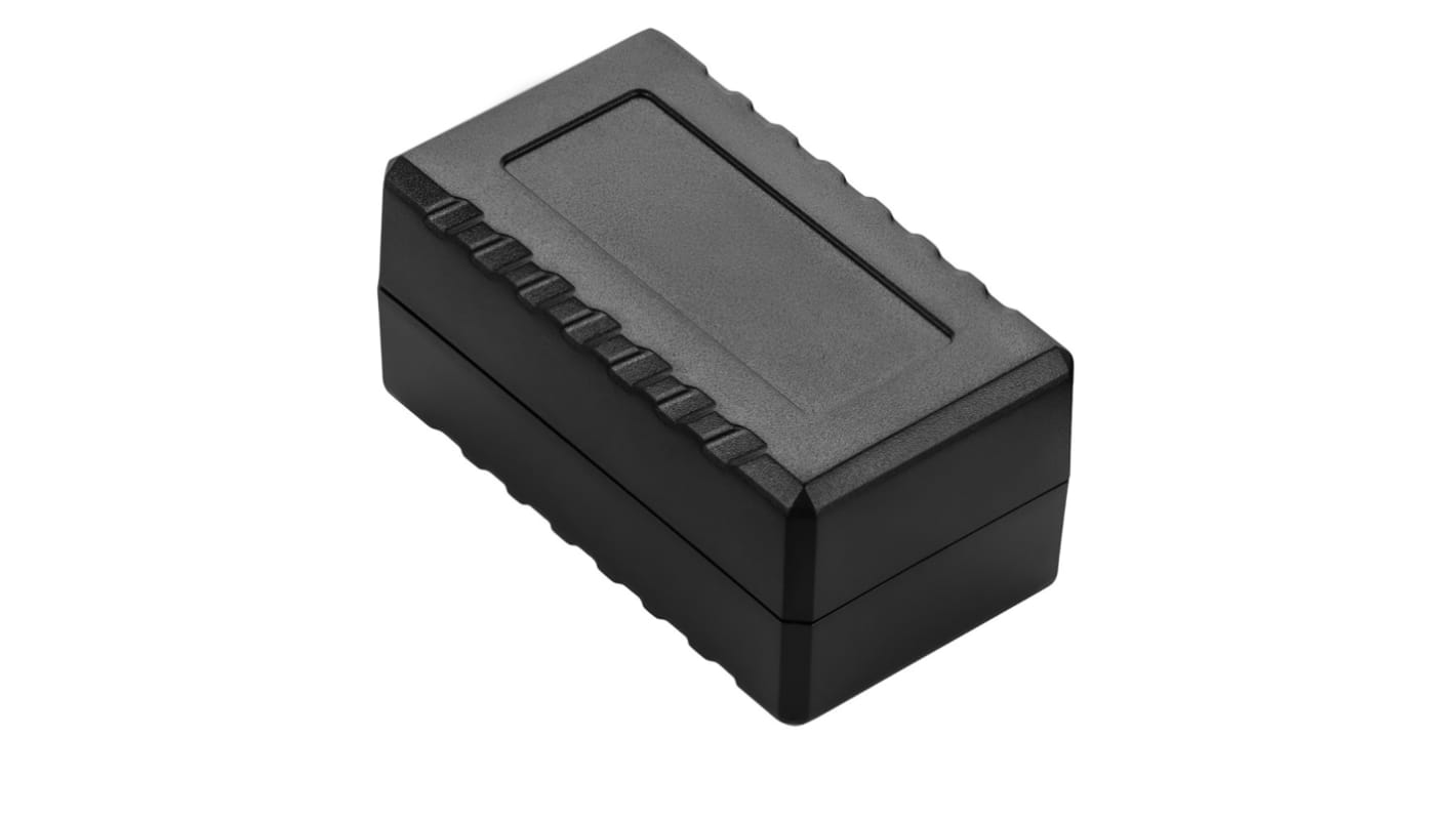 RS PRO Black ABS Enclosure, Black Lid, 31.5 x 56.5 x 27.2mm