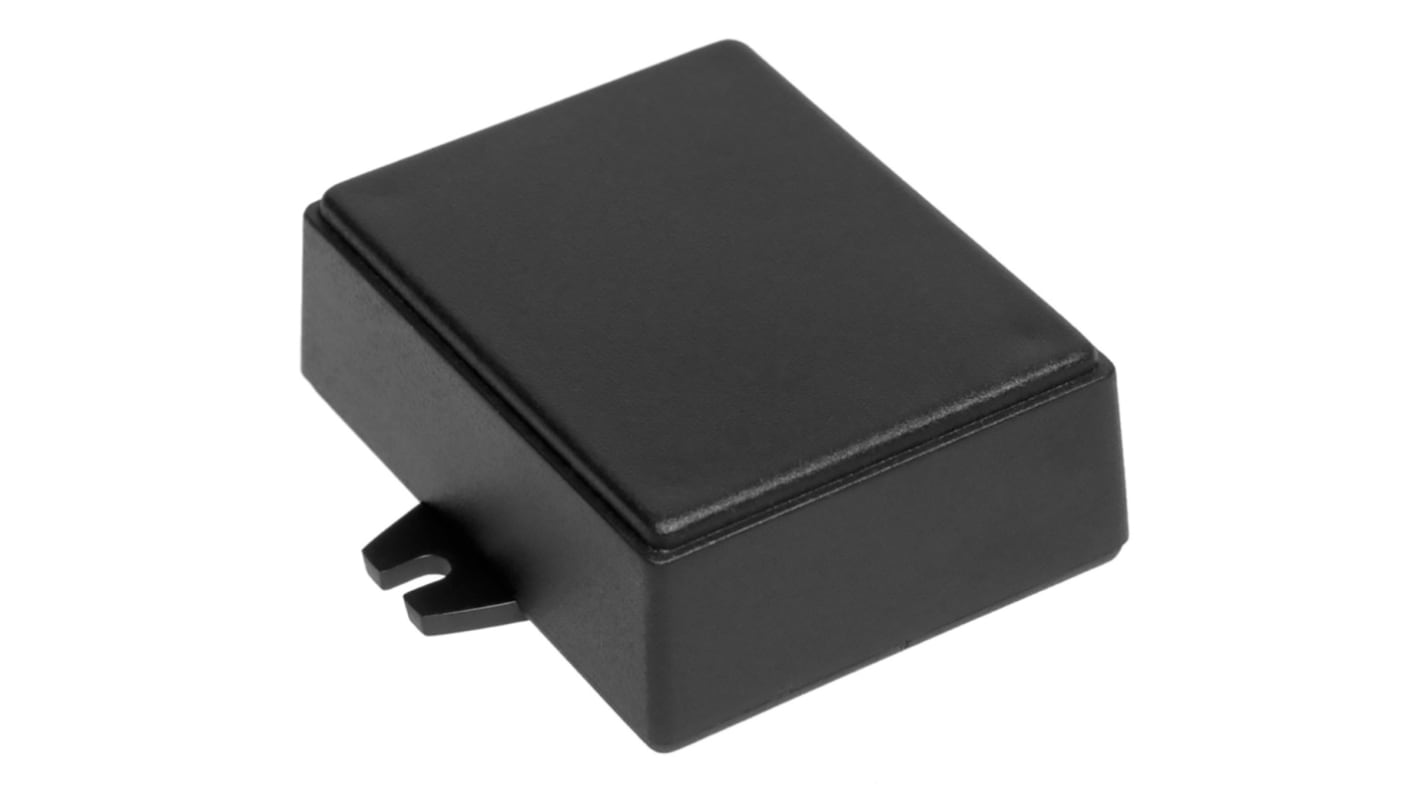 RS PRO Black ABS Enclosure, IP54, Flanged, 75.75 x 77.85 x 27.9mm