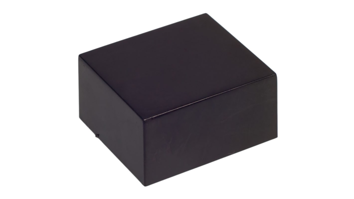 RS PRO Black ABS Enclosure, IP54, Black Lid, 52 x 46 x 26mm