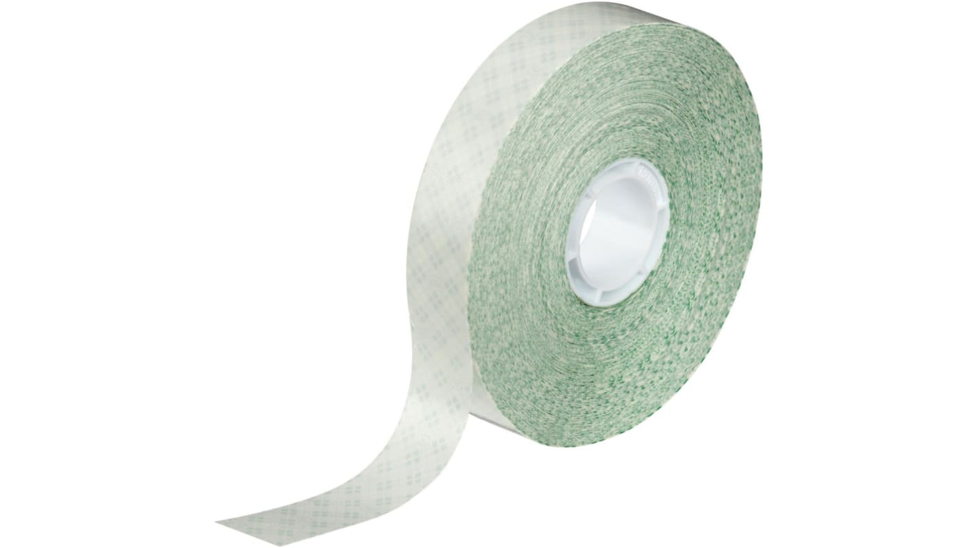 3M 透明双面塑料胶带, 19mm宽 x 33m长, 0.05mm厚, 丙烯酸粘胶, -40°C至+82°C, 2.7 N/cm粘合, 2.7N/cm拉伸, 924
