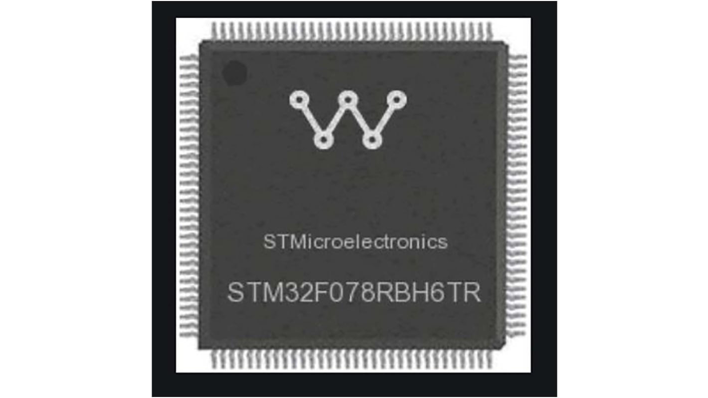 Mikrokontroler STMicroelectronics STM32F0 UFBGA 64-pinowy Montaż powierzchniowy ARM Cortex M0 128 kB 32bit 48MHz RAM:16