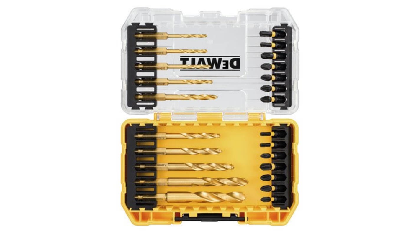 Sada bitů vrtáků na kov Kov 24kusová DeWALT