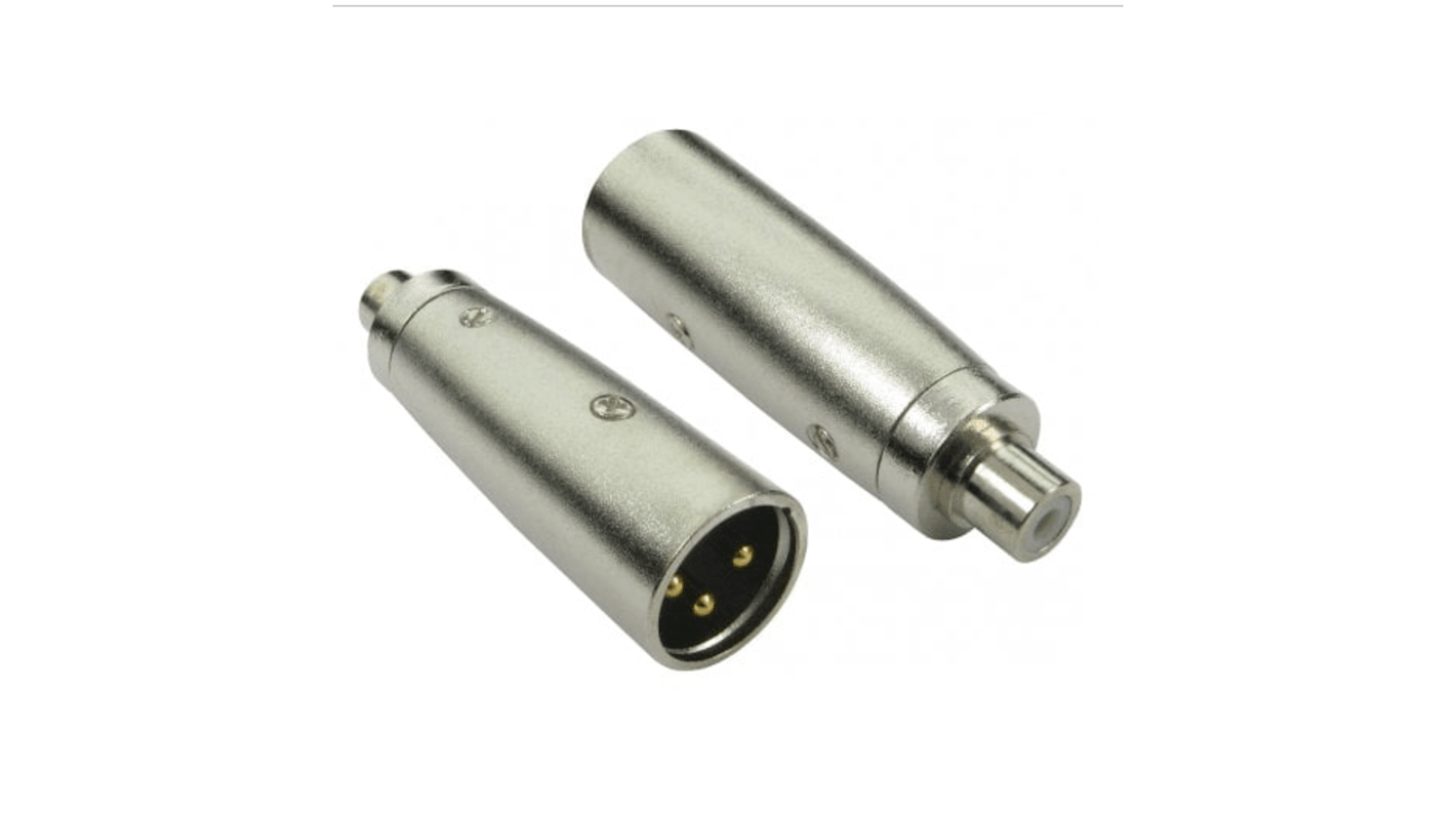 RS PRO AV Adapter, Female RCA to Male XLR