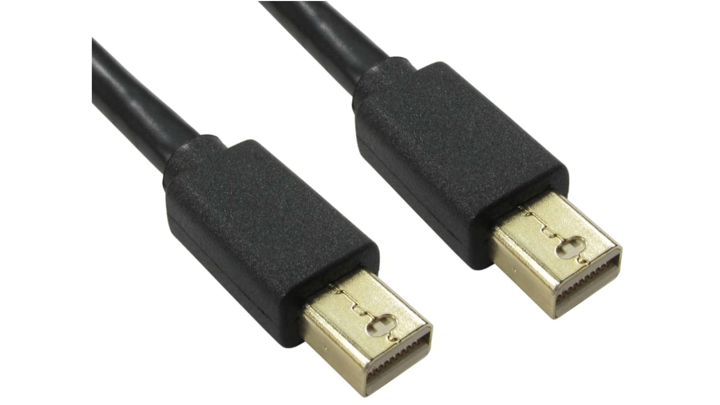 RS PRO DisplayPort-Kabel A Stecker DP (DisplayPort) Mini B Stecker DP (DisplayPort) Mini - Stecker, 3m 1080p max. PVC