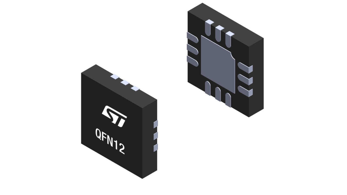 STMicroelectronics 单向TVS二极管, 单路, 贴片安装, 最小击穿24V, QFN